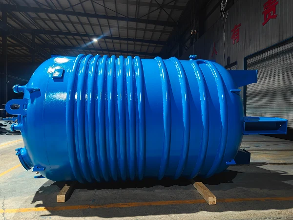 Reactor encamisado de media caña