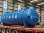 Tanque horizontal de almacenamiento con revestimiento de vidrio